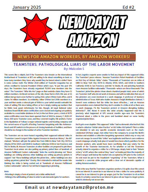 Teamsters: Pathological Liars of the Labor Movement & Introduction to the New Labor Organizing Committee