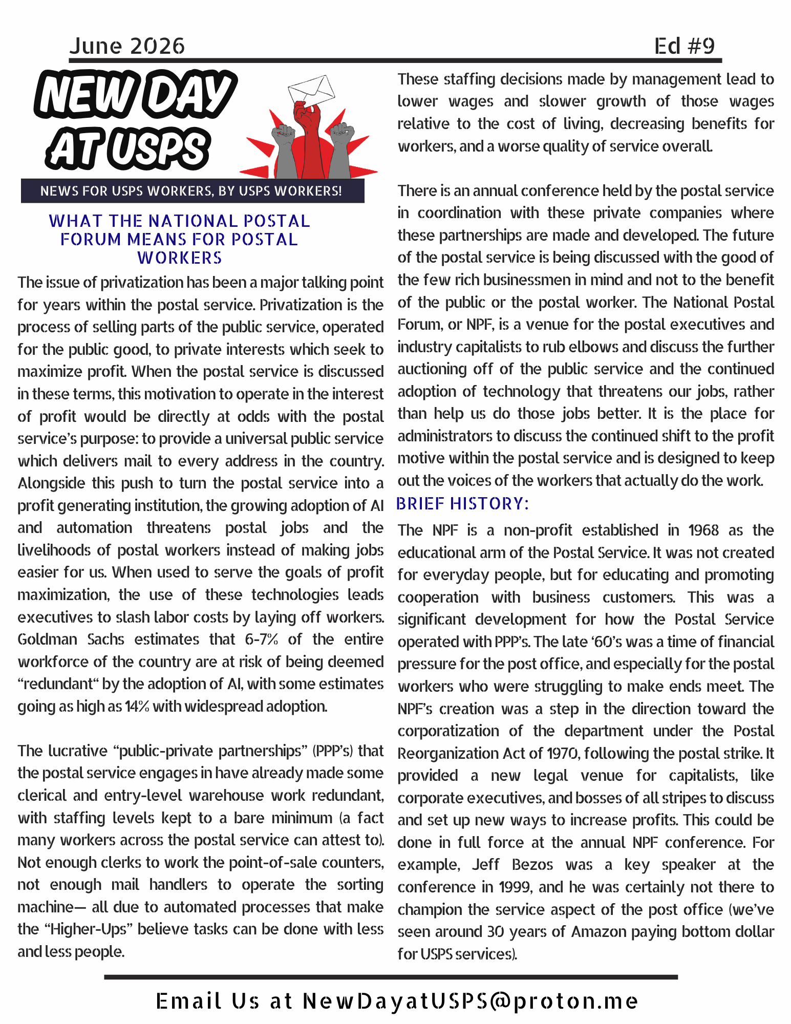 What the National Postal Forum Means for Postal Workers